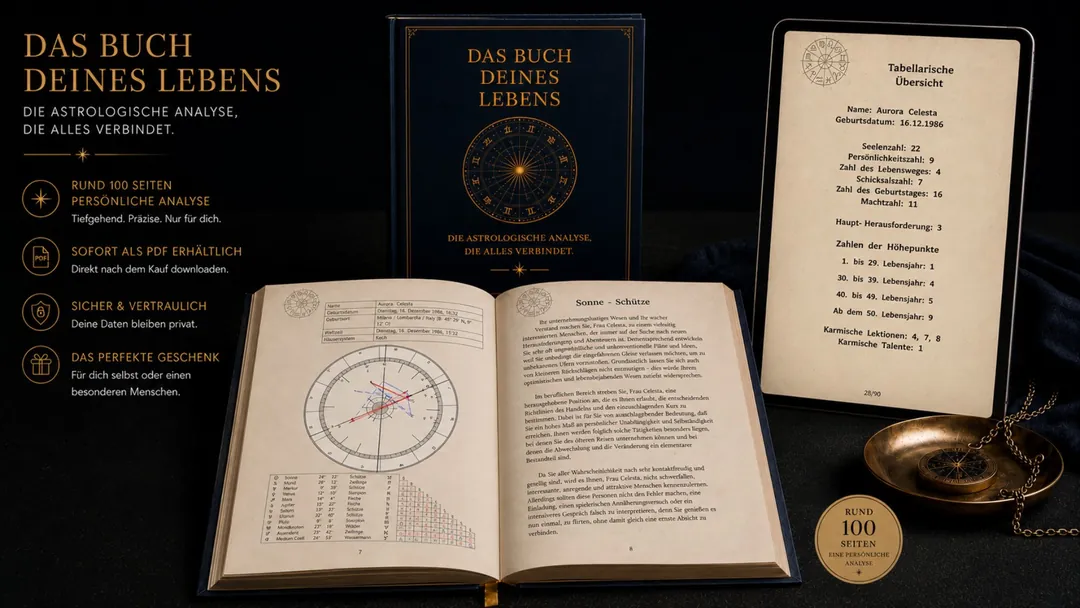 Das Buch Deines Lebens – persönliche Astro-Analyse als digitales PDF